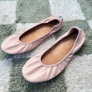 Tieks Ballet Flats Womens Size 7 Pink Blush Leather Foldable Comfort Shoes